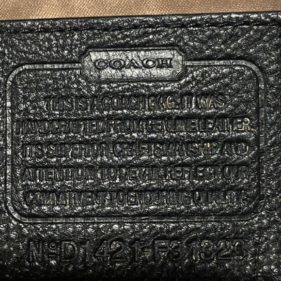 Coach Park Signature Hobo Black Leather - Picture 5 of 5